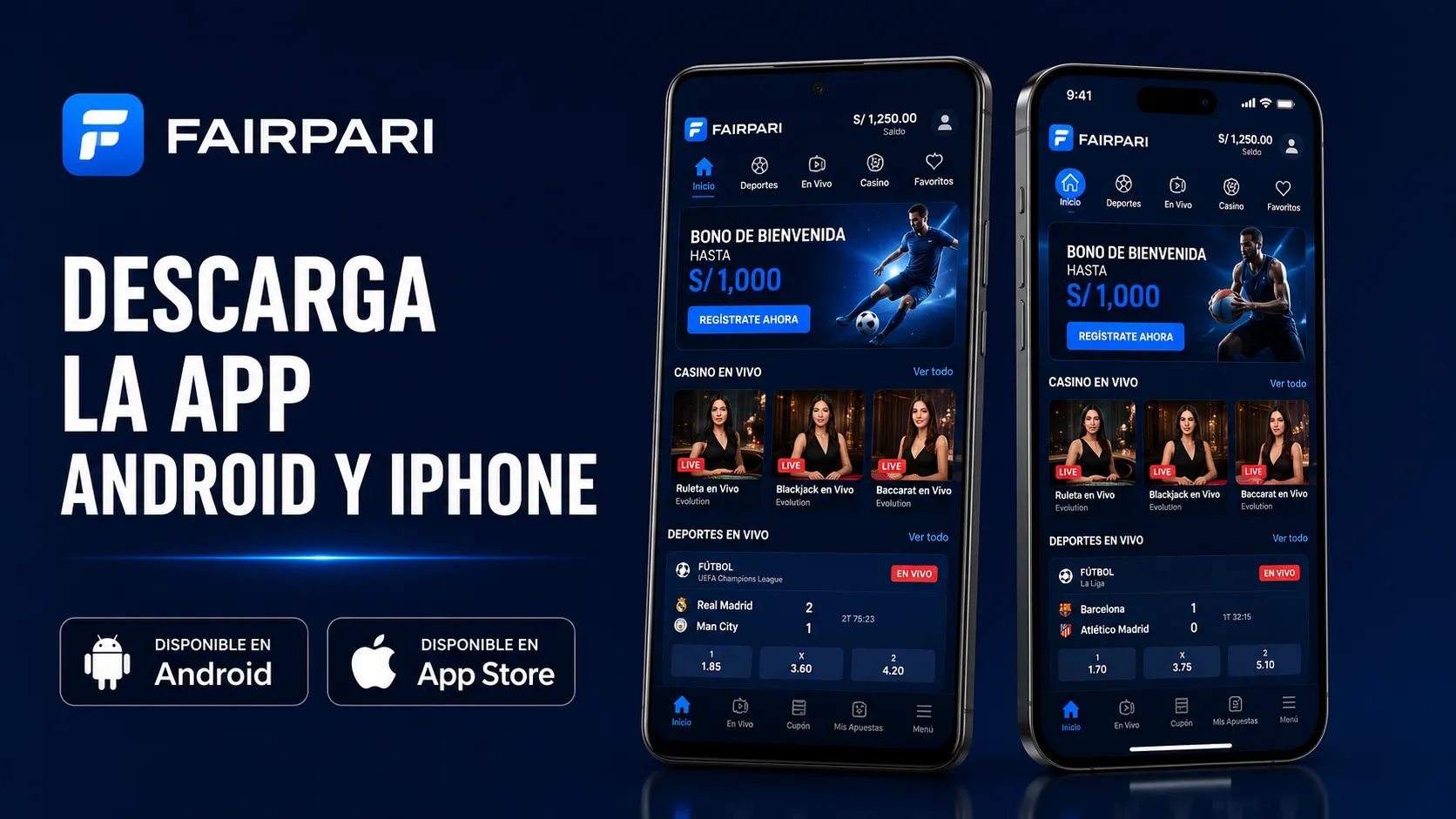 Aplicación Móvil FairPari Chile