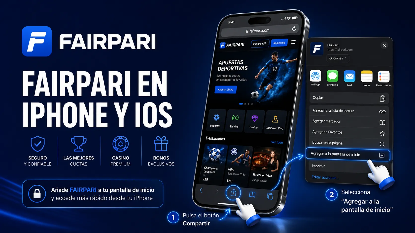 Cómo Usar FairPari en iPhone y iOS