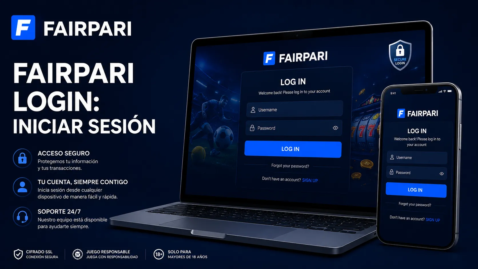 Cómo Iniciar Sesión en FairPari Chile